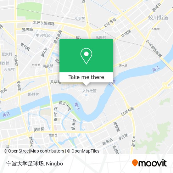 宁波大学足球场 map