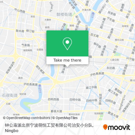 钟公庙派出所宁波萌恒工贸有限公司治安小分队 map