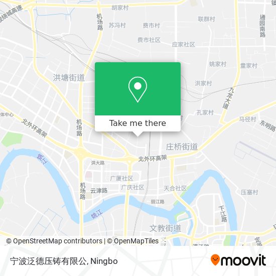宁波泛德压铸有限公 map