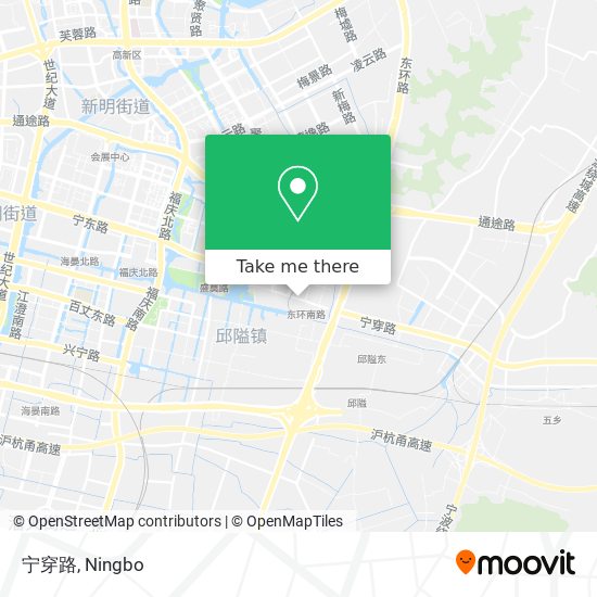 宁穿路 map