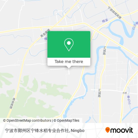 宁波市鄞州区宁锋水稻专业合作社 map