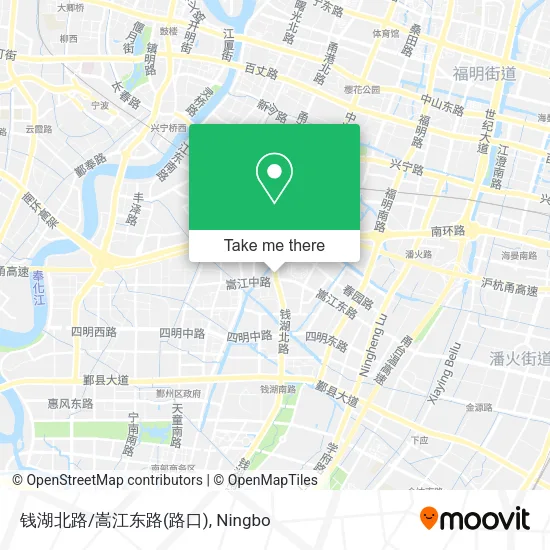 钱湖北路/嵩江东路(路口) map