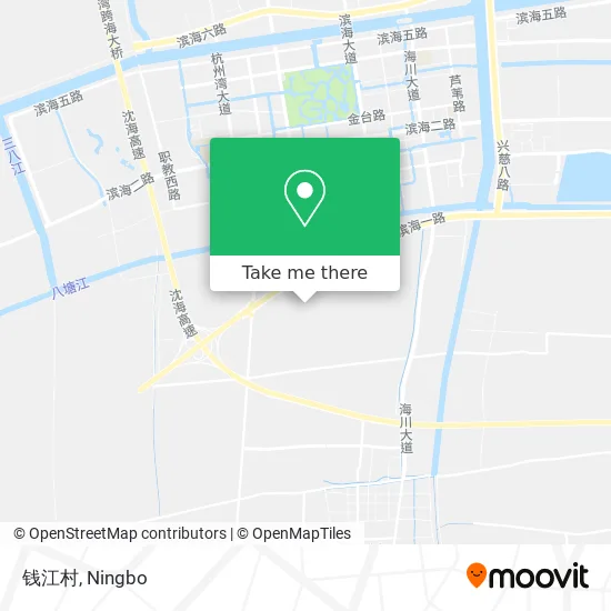 钱江村 map