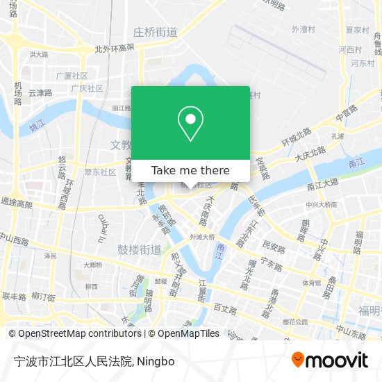 宁波市江北区人民法院 map