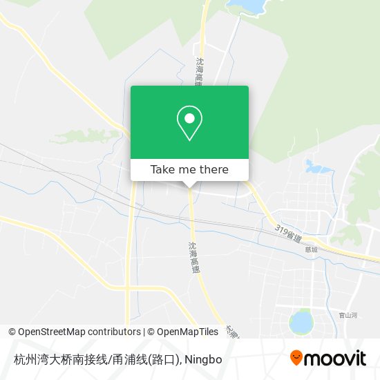 杭州湾大桥南接线/甬浦线(路口) map