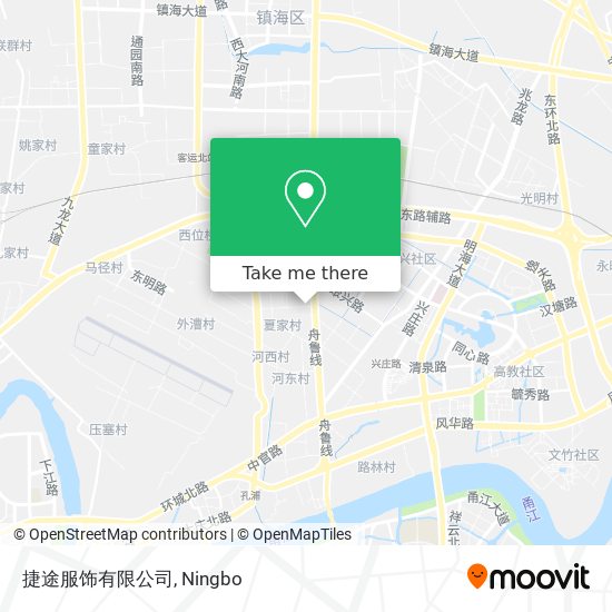 捷途服饰有限公司 map