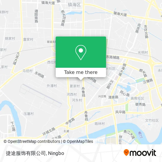 捷途服饰有限公司 map