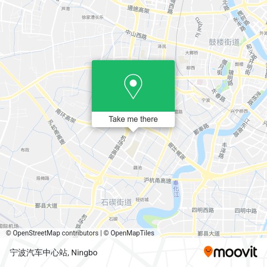 宁波汽车中心站 map