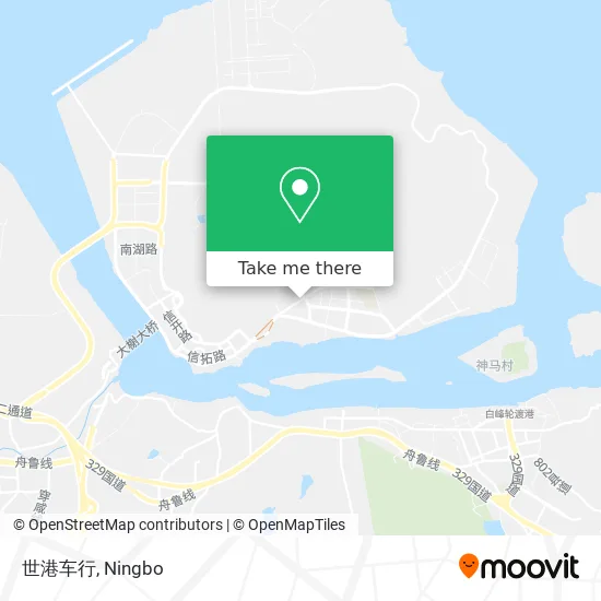 世港车行 map