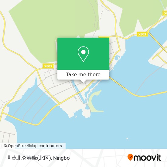 世茂北仑春晓(北区) map