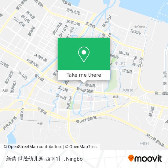 新蕾·世茂幼儿园-西南1门 map