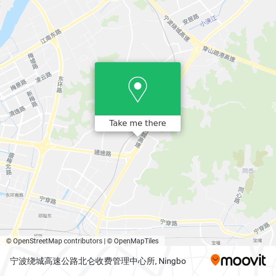 宁波绕城高速公路北仑收费管理中心所 map