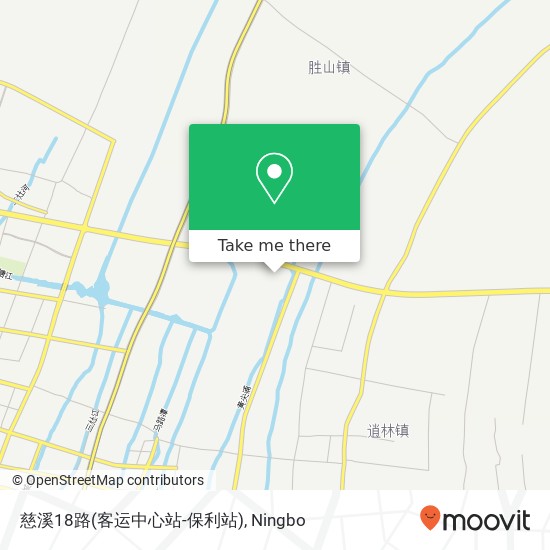 慈溪18路(客运中心站-保利站) map