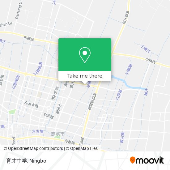 育才中学 map