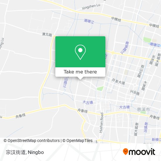 宗汉街道 map