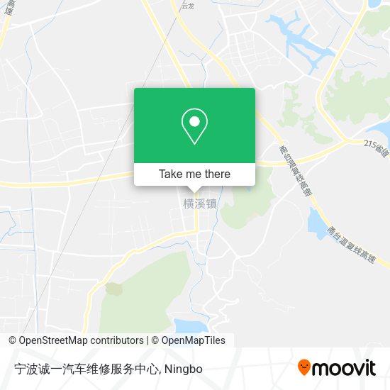 宁波诚一汽车维修服务中心 map