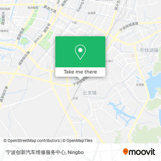 宁波创新汽车维修服务中心 map
