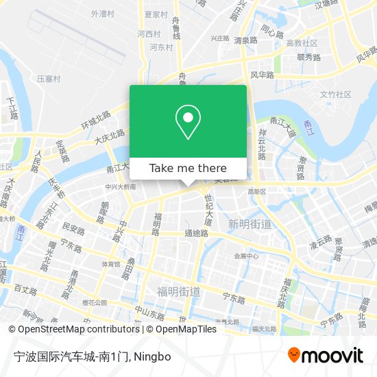 宁波国际汽车城-南1门 map