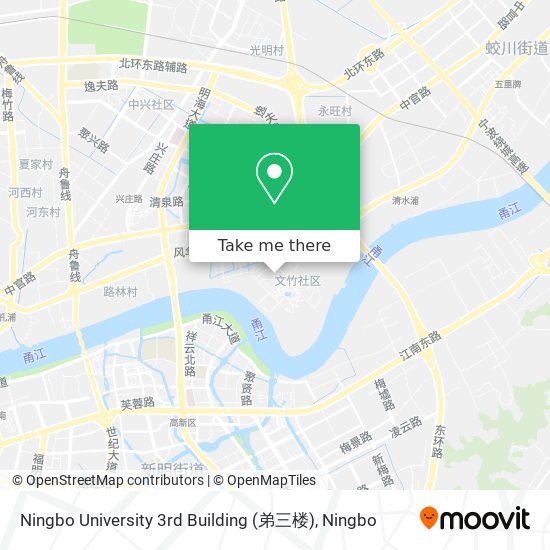 Ningbo University 3rd Building (弟三楼) map