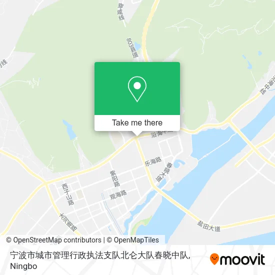 宁波市城市管理行政执法支队北仑大队春晓中队 map