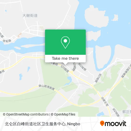 北仑区白峰街道社区卫生服务中心 map
