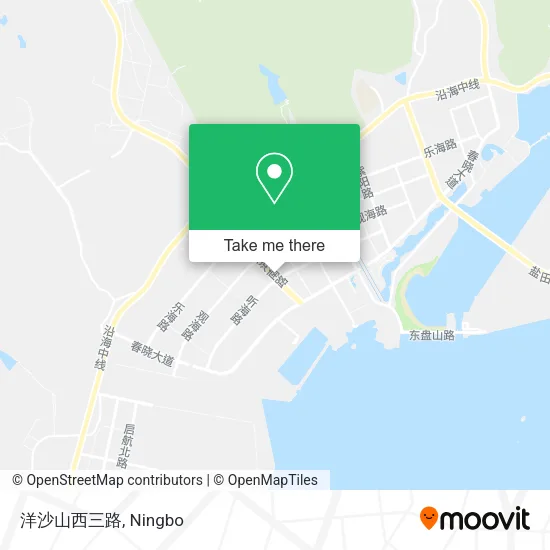 洋沙山西三路 map