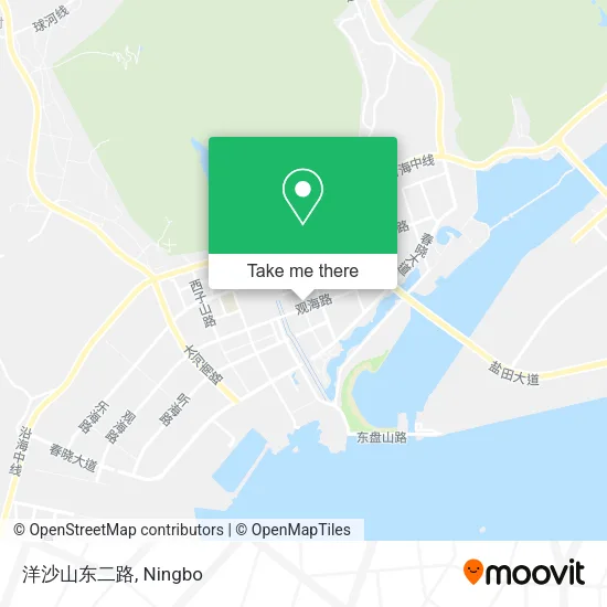 洋沙山东二路 map
