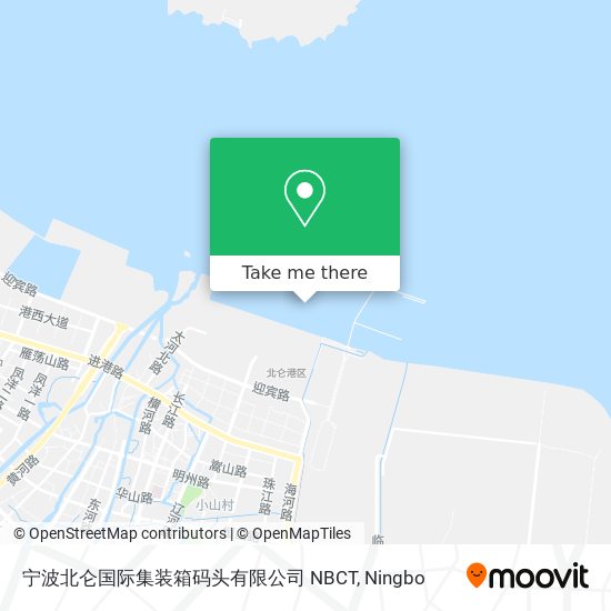 宁波北仑国际集装箱码头有限公司 NBCT map