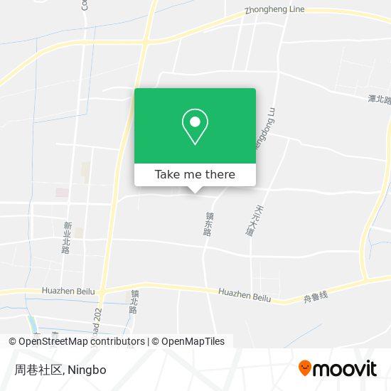 周巷社区 map