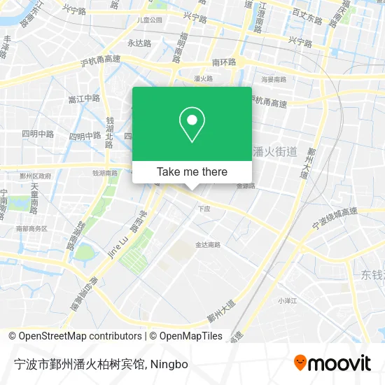 宁波市鄞州潘火柏树宾馆 map