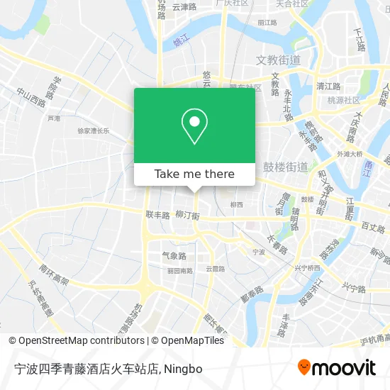 宁波四季青藤酒店火车站店 map