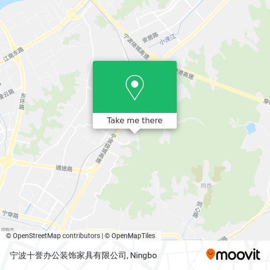 宁波十誉办公装饰家具有限公司 map