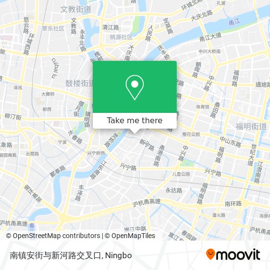 南镇安街与新河路交叉口 map