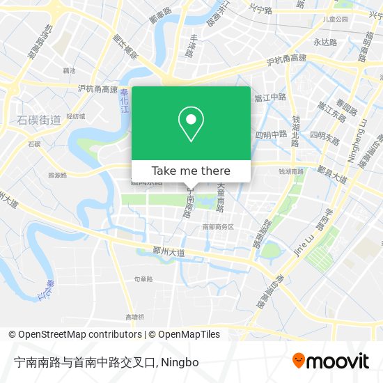 宁南南路与首南中路交叉口 map