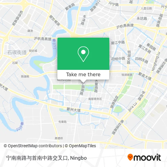 宁南南路与首南中路交叉口 map