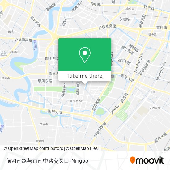 前河南路与首南中路交叉口 map