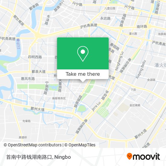 首南中路钱湖南路口 map