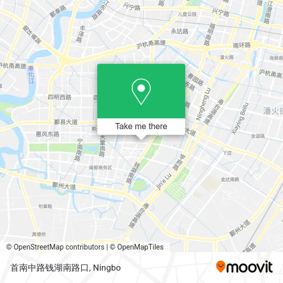 首南中路钱湖南路口 map