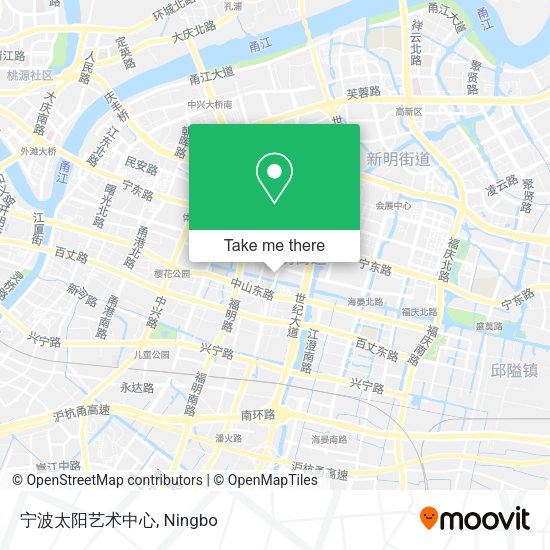 宁波太阳艺术中心 map