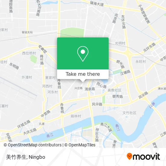 美竹养生 map