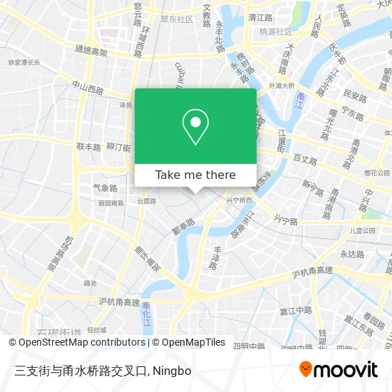 三支街与甬水桥路交叉口 map