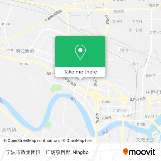 宁波市政集团恒一广场项目部 map