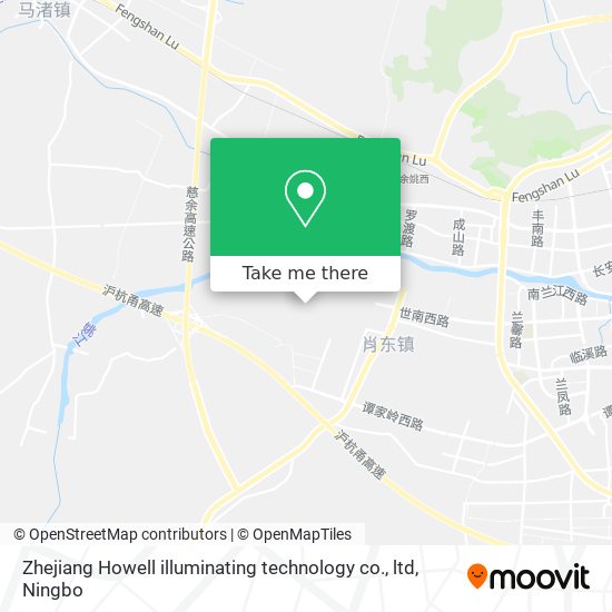 Zhejiang Howell illuminating technology co., ltd map