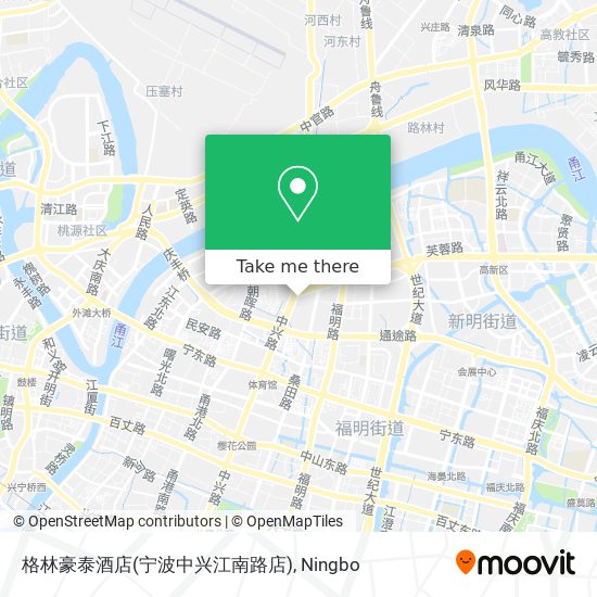 格林豪泰酒店(宁波中兴江南路店) map