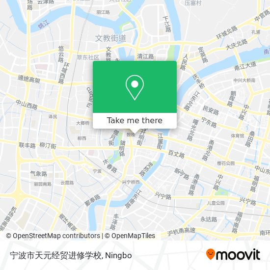 宁波市天元经贸进修学校 map