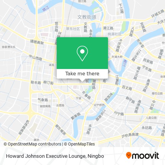 Howard Johnson Executive Lounge map