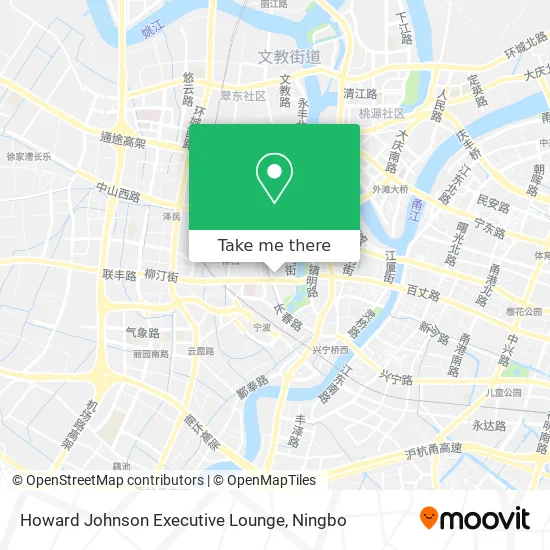 Howard Johnson Executive Lounge map