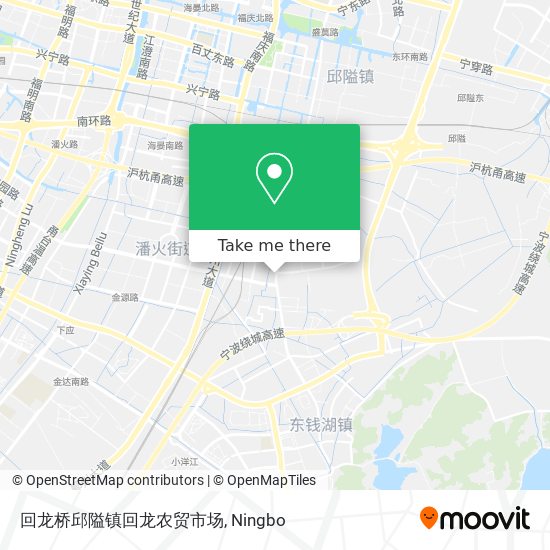 回龙桥邱隘镇回龙农贸市场 map