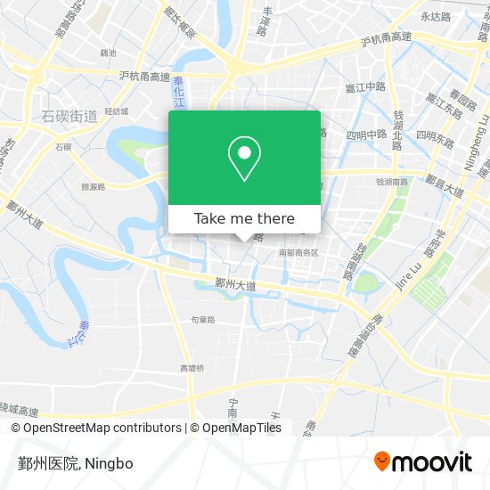 鄞州医院 map