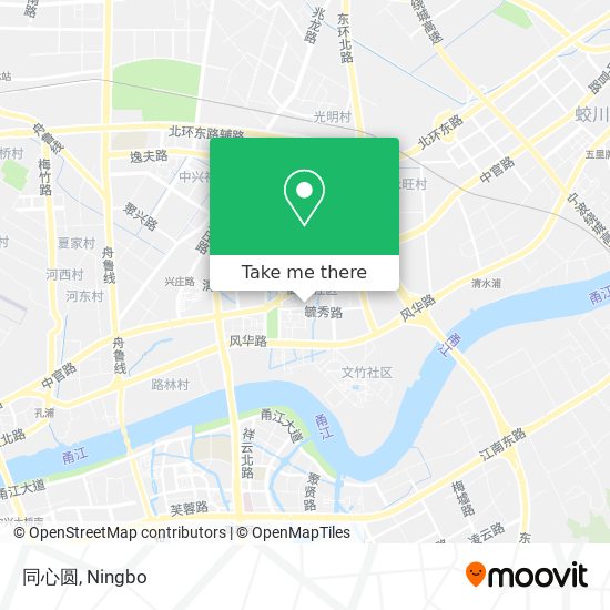 同心圆 map